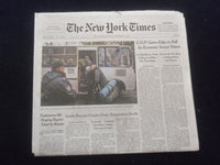 2022 OCT 17 NEW YORK TIMES - G.O.P. GAINS EDGE IN POLL AS ECONOMY SWAYS VOTERS