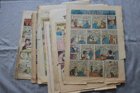 1970'S SUNDAY COLOR COMICS PAGES - HUGH LOT - 3 INCH STACK - NP 9310