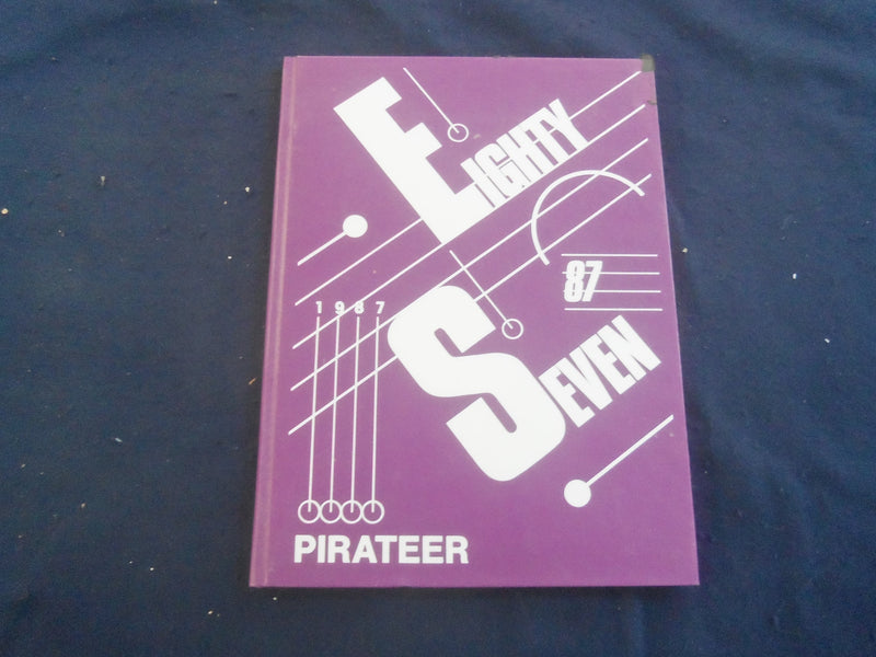 1987 PIRATEER PETERSBURG HIGH SCHOOL YEARBOOK - PETERSBURG, NEBRASKA - YB 2837
