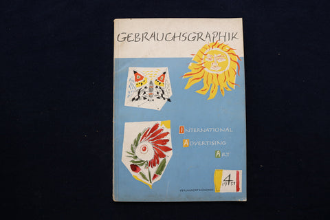 1951 APRIL GEBRAUCHS GRAPHIK MAGAZINE - GERMAN/ENGLISH TEXT - E 11222