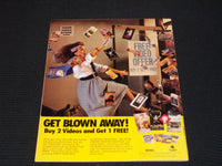 1989 JANUARY ON VIDEO MAGAZINE - 100 REVIEWS - PREMIER ISSUE - E 16884