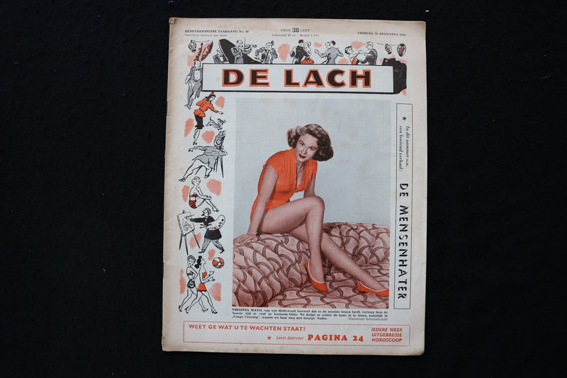 1956 AUGUST 24 DE LACH MAGAZINE - VIRGINIA MAYO COVER - E 26095