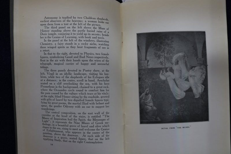 1923 HANBOOK OF THE BOSTON PUBLIC LIBRARY SOFTCOVER BOOK BY FRANK CHASE - K 854