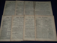 1887 THE ACADEMY WEEKLY REVIEW OF LITERATURE LOT OF 52 COMPLETE - LONDON - O 1