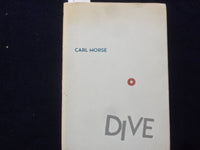 1970 DIVE SOFTCOVER BOOK BY CARL MORSE - POETRY - K 180