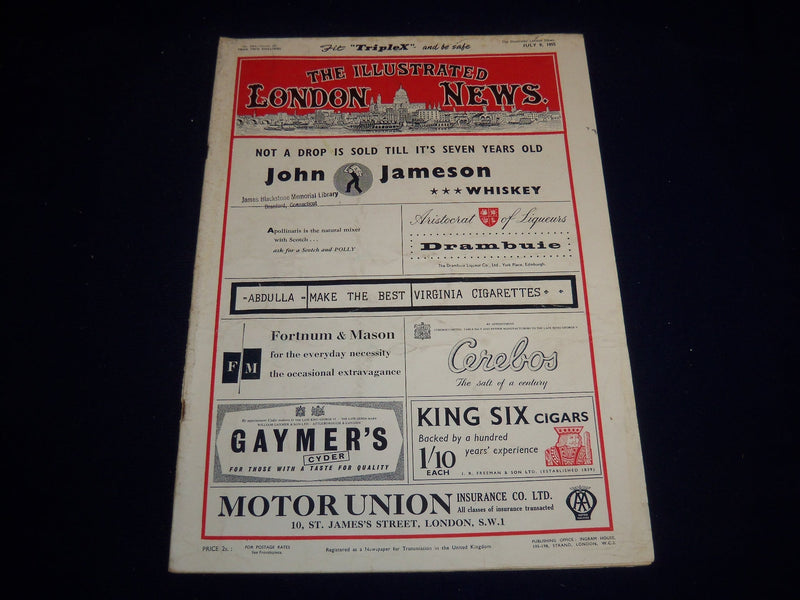 1955 JULY 9 ILLUSTRATED LONDON NEWS MAGAZINE - MODERN MERCURY - E 8011