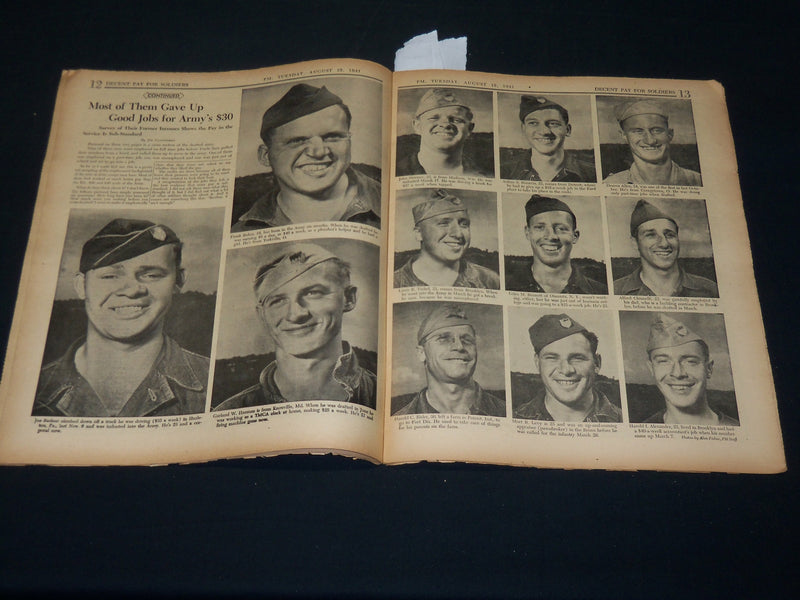 1941 AUGUST 19 PM'S WEEKLY NEWSPAPER - FDR BANKS ON RUSSIA - NP 4933