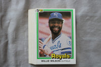 WILLIE WILSON 1981 DONRUSS BASEBALL CARDS - CARD #223 - NM-MT - LOT OF 32 - #59