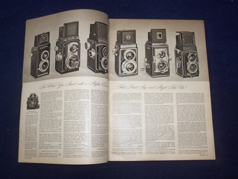 1950 MONTGOMERY WARD PHOTOGRAPHIC CATALOG - SOFTCOVER - J 9302