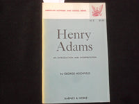 1962 HENRY ADAMS SOFTCOVER BOOK BY GEORGE HOCHFIELD - J 9823