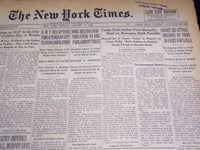 1940 JANUARY 8 NEW YORK TIMES - CSAKY ENDS ITALIAN VISIT ABRUPTLY - NT 2679