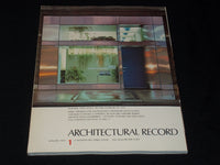 1979 JANUARY ARCHITECTURAL RECORD MAGAZINE - INTERIORS COVER - E 4174