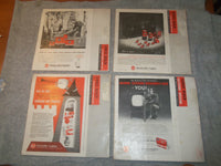 1956-1957 SERVICE DEALER AND ELECTRONIC SERVICING MANUAL - LOT OF 4 - J 6289