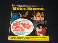 1972 FEBRUARY MOVIE MIRROR MAGAZINE - ELVIS FRONT COVER - E 3863