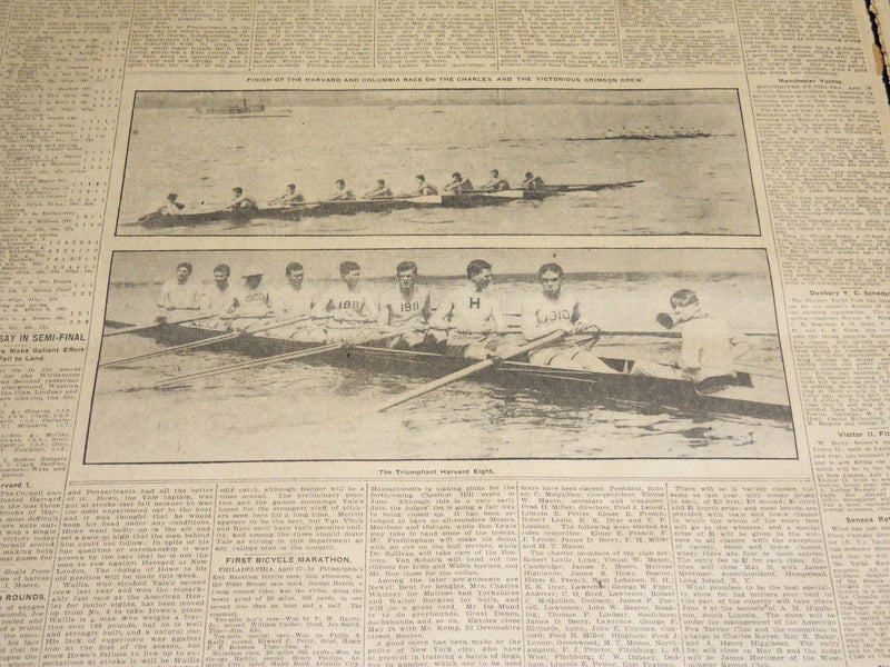 1909 APRIL 18 THE BOSTON HERALD - TAFT ENJOYS FIRST ROAST OF HIS TERM - BH 390