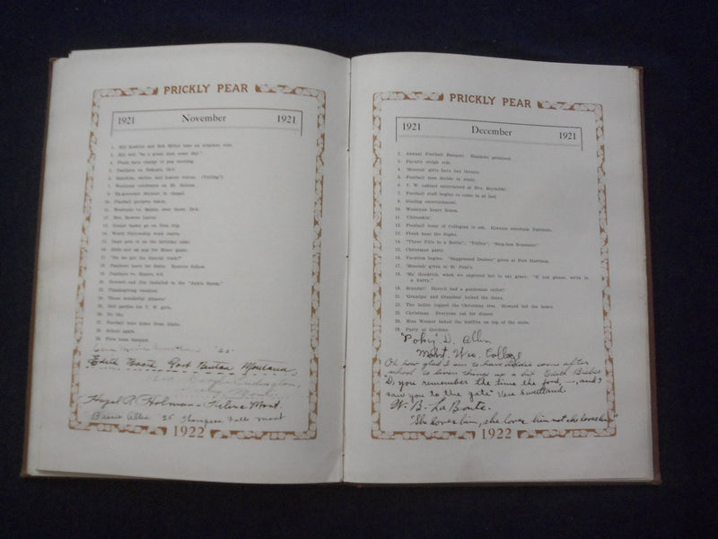 1922 THE PRICKLY PEAR INTERMOUNTAIN UNION COLLEGE YEARBOOK -HELENA, MT - YB 3113