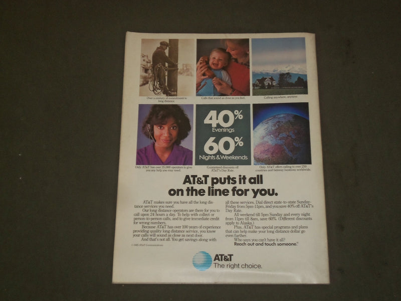 1985 JULY 8 U.S. NEWS & WORLD REPORT MAGAZINE- DEALING FOR AMERICAN LIVES-B 2055