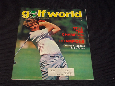 1980 APRIL 25 GOLF WORLD MAGAZINE - TOM WATSON FRONT COVER - E 6989