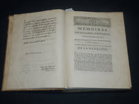 1777 MEMOIRES LITTERAIRES DE LA MEDECINE BOOK BY JEAN GOULIN - FRENCH - KD 2016G