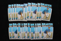 DALE MURPHY 1986 TOPPS BASEBALL CARDS - CARD #600 - NM-MT - LOT OF 21 - #216