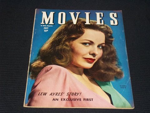 1946 JULY MOVIES MAGAZINE - JEANNE CRAIN FRONT COVER - E 16191