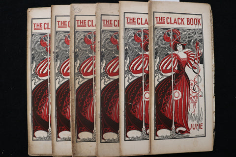 1896 JUNE THE CLACK BOOK - VOLUME 1, NUMBER 3- SOFTCOVER - LOT OF 6 - K 2362