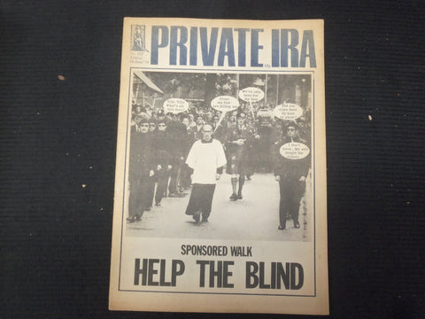 1974 JUNE 14 PRIVATE EYE IRA MAGAZINE - HELP THE BLIND FRONT COVER - E 8163