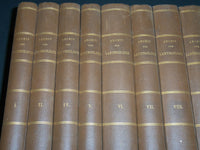 1894-1904 ARCHIV FUR LARYNGOLOGIE UND RHINOLOGIE GERMAN VOLUMES LOT OF 13 - KD 9