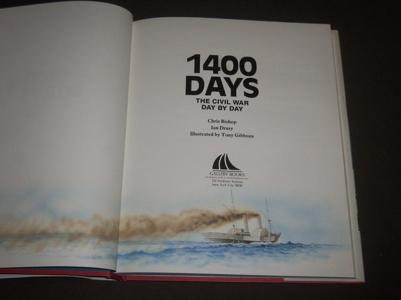 1990 1400 DAYS THE CIVIL WAR DAY BY DAY BY CHRIS BISHOP HARDCOVER BOOK - I 1267
