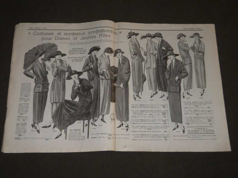 1923 SUMMER BELLE JARDINIERE PARIS FASHION FRENCH CATALOGUE - GARDERNER- FR 1051