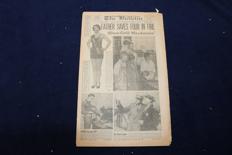 1927 SEP 10 SAN FRANCISCO BULLETIN - ILLINOIS GIRL IS MISS AMERICA - NP 8893