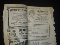 1907 JAMES K. HACKETT SIGNED THEATRE PROGRAM - JOHN GLAYDE'S HONOUR - J 5512