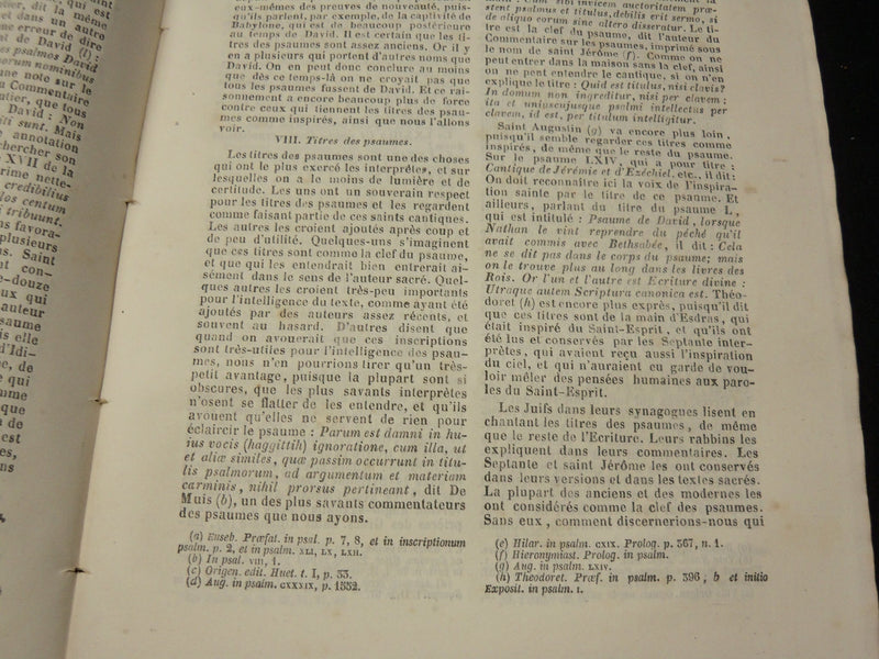 1845-1846 ENCYCLOPEDIE THEOLOGIQUE DICTIONNAIRE DE LA BIBLE LOT OF 4 - KD 4583
