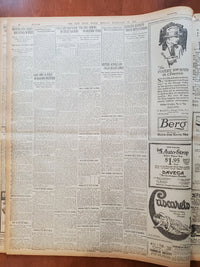 1921 FEBRUARY 18 NEW YORK TIMES - CARUSO IMPROVING; HAS A BETTER DAY - NT 8137