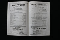 1930'S THE FRONT PAGE PROGRAM - ERIE THEATRE - SCHENECTADY, NEW YORK - K 1888