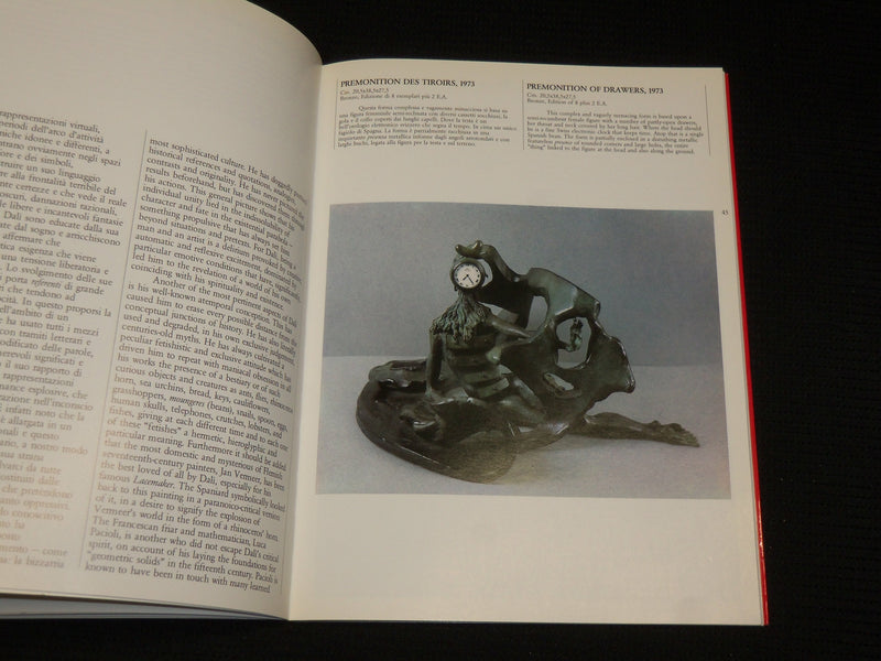 1987 DALI NELLA TERZA DIMENSIONE SOFTCOVER BOOK - NICE PHOTOS - R 725U