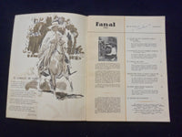 1960 FANAL MAGAZINE - SPANISH TEXT - VOLUME XV, NUMBER 57 - NICE COVER - K 146