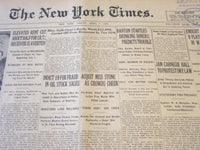 1922 APRIL 7 NEW YORK TIMES - JAM CARNEGIE HALL TO PROTEST DRY LAW - NT 5779