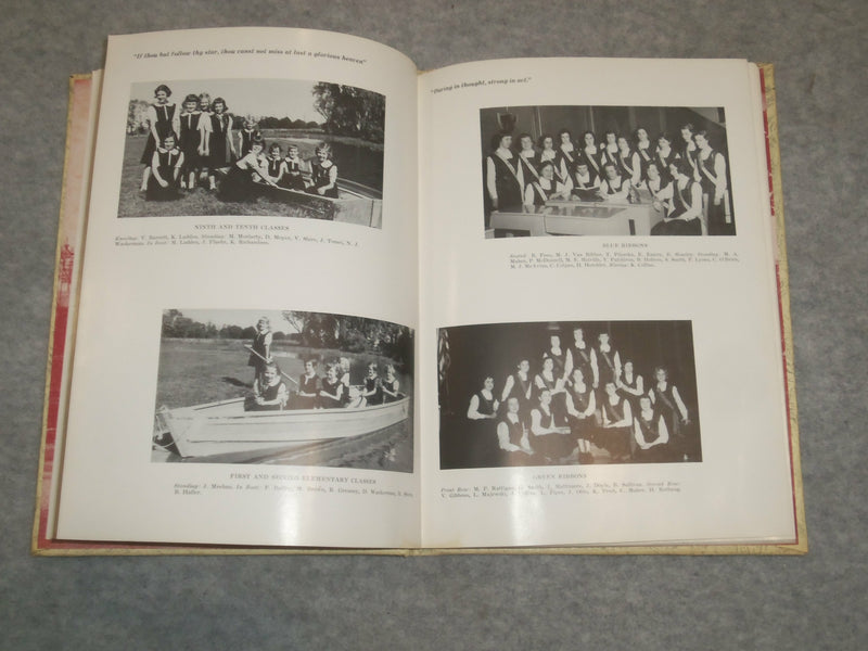 1955 CONVENT OF THE SACRED HEART YEARBOOK - TORRESDALE, PENNSYLVANIA - YB 2075