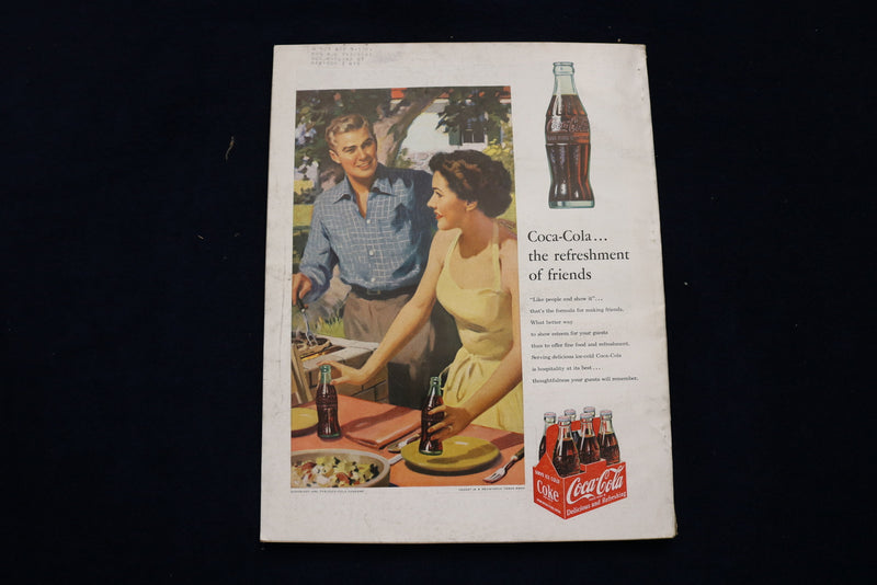 1953 JUNE BETTER HOMES AND GARDENS MAGAZINE - GIRL AND FLOWERS COVER - E 11614