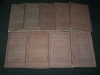 1847-1859 BROWNSON'S QUARTERLY REVIEW MAGAZINE LOT OF 9 ISSUES - WR 714
