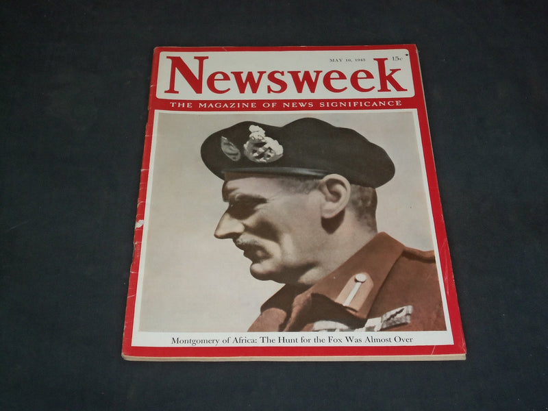 1943 MAY 10 NEWSWEEK MAGAZINE - MONTGOMERY OF AFRICA - NW 10
