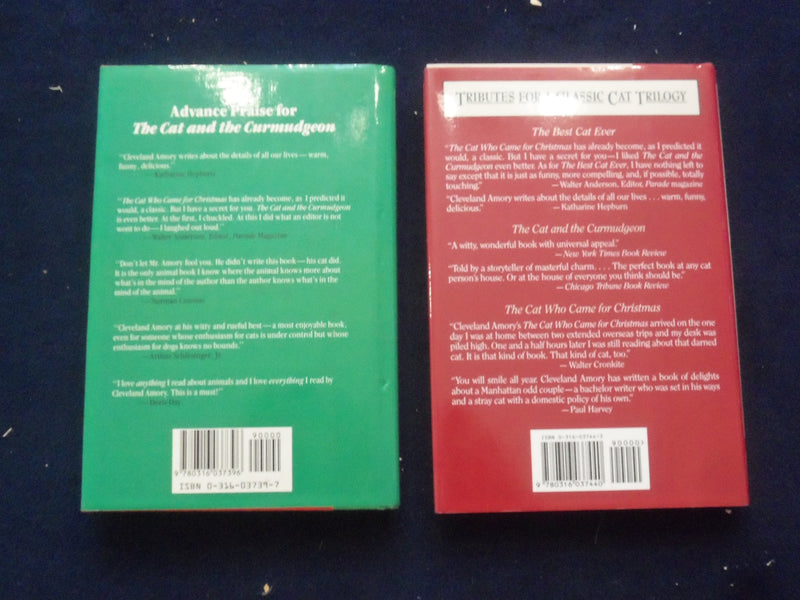 1990-1993 CLEVELAND AMORY CAT BOOKS - LOT OF 2 - KD 4796