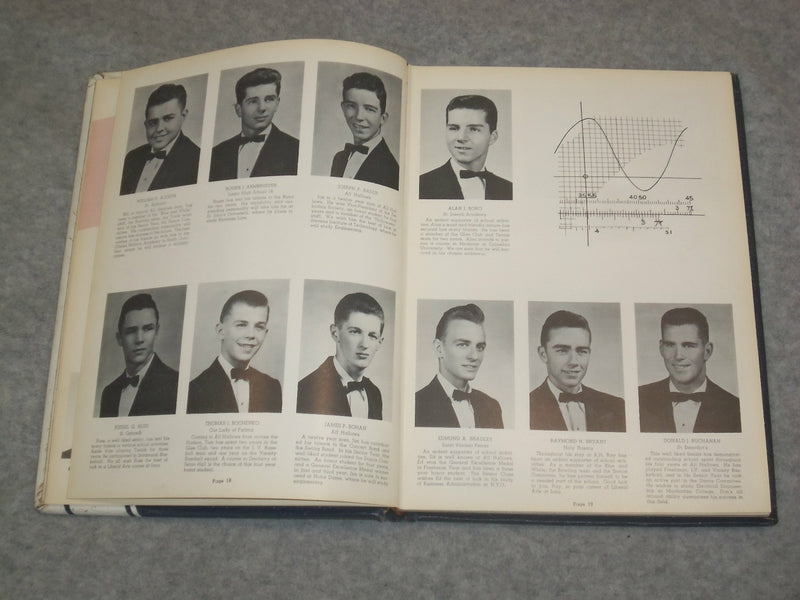 1957 HALLOWEEN ALL HALLOWS HIGH SCHOOL YEARBOOK - BRONX, NY - YB 1995