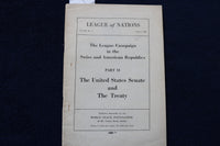 1920 LEAGUE OF NATIONS - SWISS AND AMERICAN REPUBLICS - K 1581