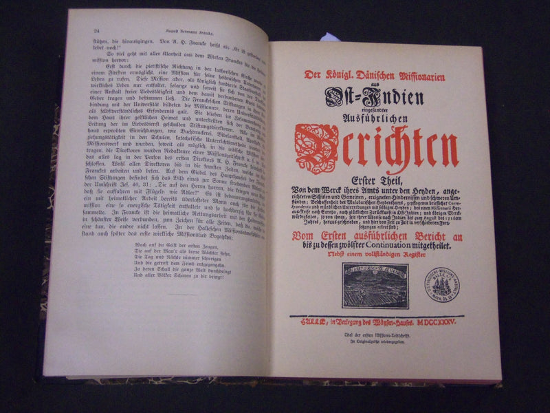 1901 GESCHICHTE EVANGLISCHEN HEIDENMISSION GERMAN BOOK BY REINHOLD GAREIS- KD 1