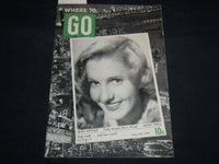 1939 MAY 13 WHERE TO GO MAGAZINE - JEAN ARTHUR COVER - NEW YORK - J 8631