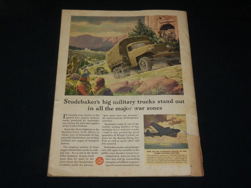 1943 JULY FARM JOURNAL MAGAZINE - AMERICAN FLAG COVER - J 6091