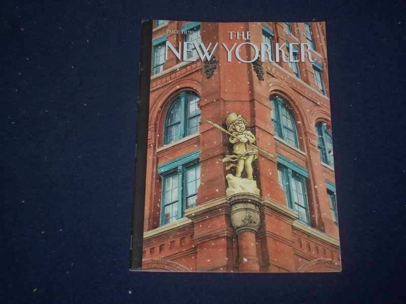 2019 JANUARY 7 THE NEW YORKER MAGAZINE - ILLUSTRATED COVER - NY 2313