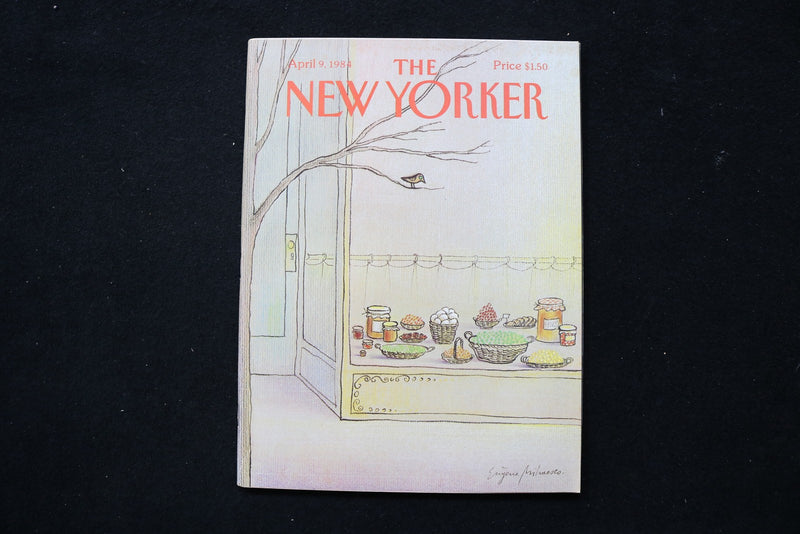 1984 APRIL 9 NEW YORKER MAGAZINE - GREAT ILLUSTRATED COVER - NY 3146